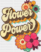 Flower Power - Good Vibes DTF Transfer