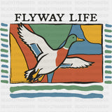 Flyway Life - Hunting DTF Transfers - Adult Unisex - S & M (10’’) / Dark Color Design (See Imaging)