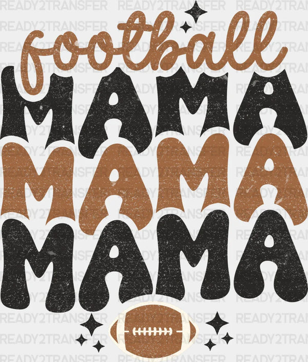 Football Mama Mama Ball Design - Football DTF Heat Transfer