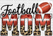 Football Mom Design - Football DTF Heat Transfer ready2transfer White