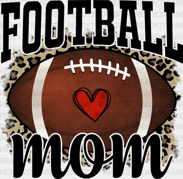 Football Mom Heart DTF Transfer