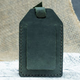 Custom Engraved Leather Luggage Tag Transfer Kingdom