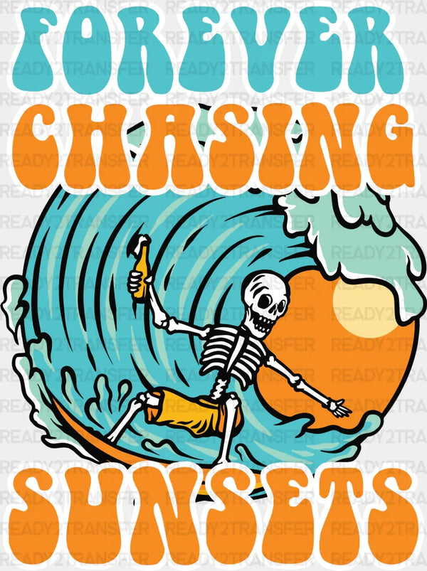 Forever Chasing Sunsets Summer DTF Transfer