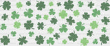 Four Leaf Clover - St Patrick Cup Wrap Uv Sticker Permanent Dtf Decal