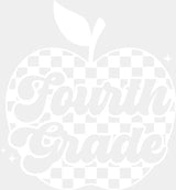 Fourth Grade B&W - Back To School DTF Transfer ready2transfer Light Color Design (See Imaging)