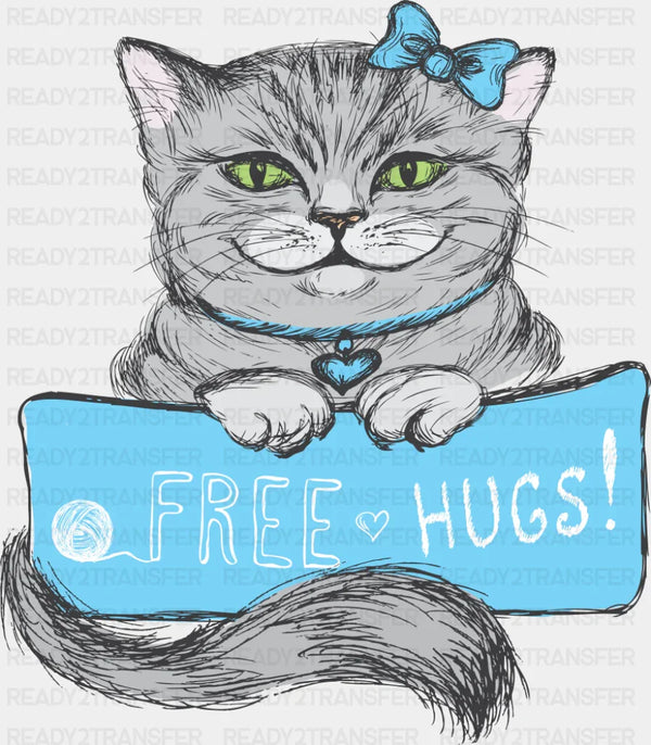Free Hugs - Cats DTF Transfer
