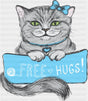 Free Hugs - Cats DTF Transfer