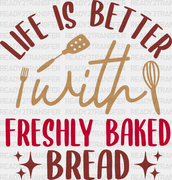 Freshly Baked Bread - Cooking DTF Heat Transfer