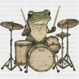 Frog Drumming - Music DTF Transfers ready2transfer