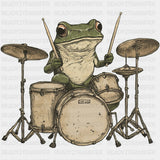 Frog Drumming - Music DTF Transfers ready2transfer