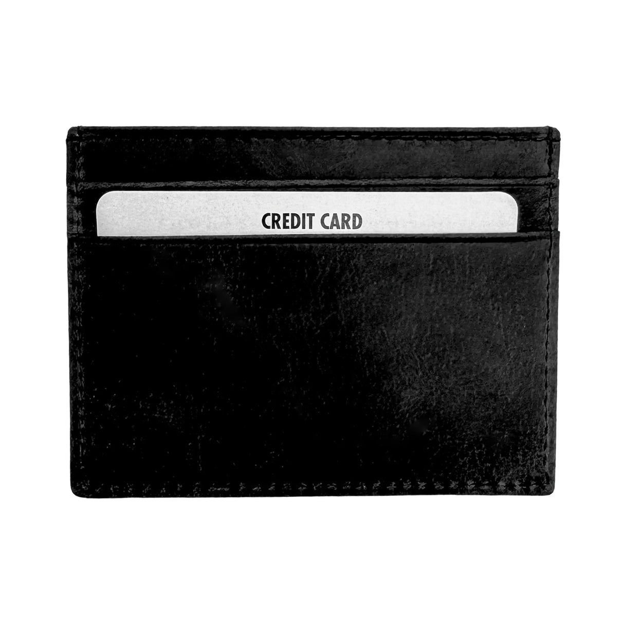 Custom Engraved Leather Credit Card Holder