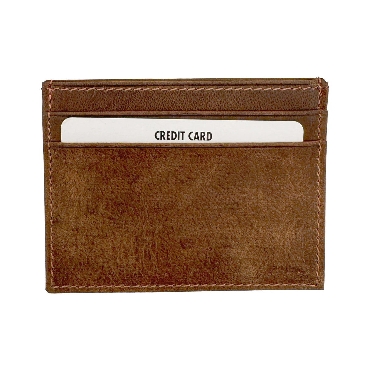 Custom Engraved Leather Credit Card Holder