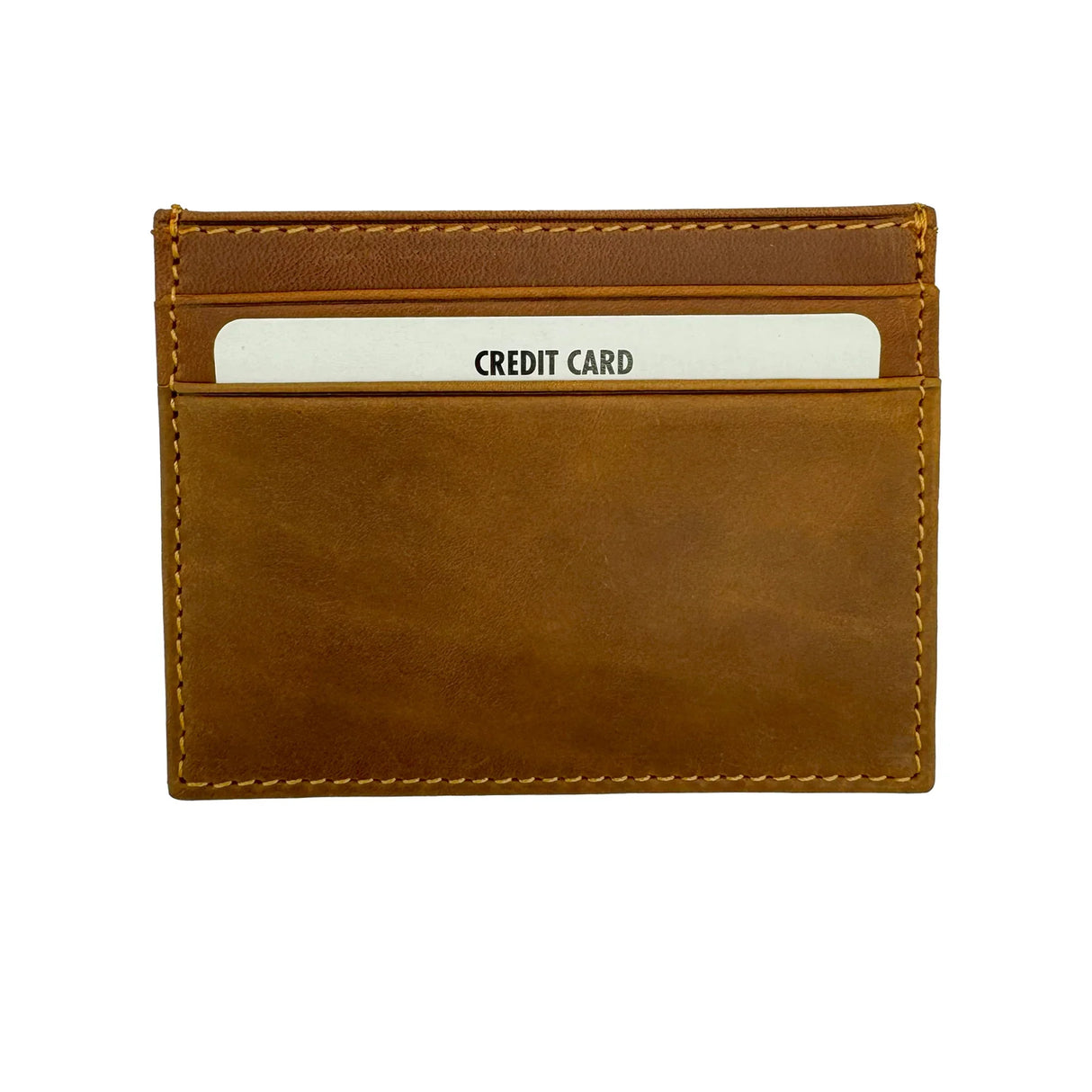 Custom Engraved Leather Credit Card Holder