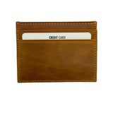 Custom Engraved Leather Credit Card Holder