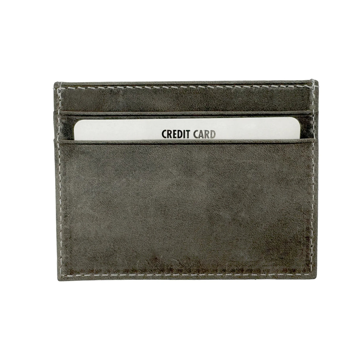 Custom Engraved Leather Credit Card Holder