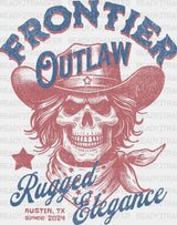 Frontier Outlaw Rugged Elegance Design - Rodeo Dtf Transfers