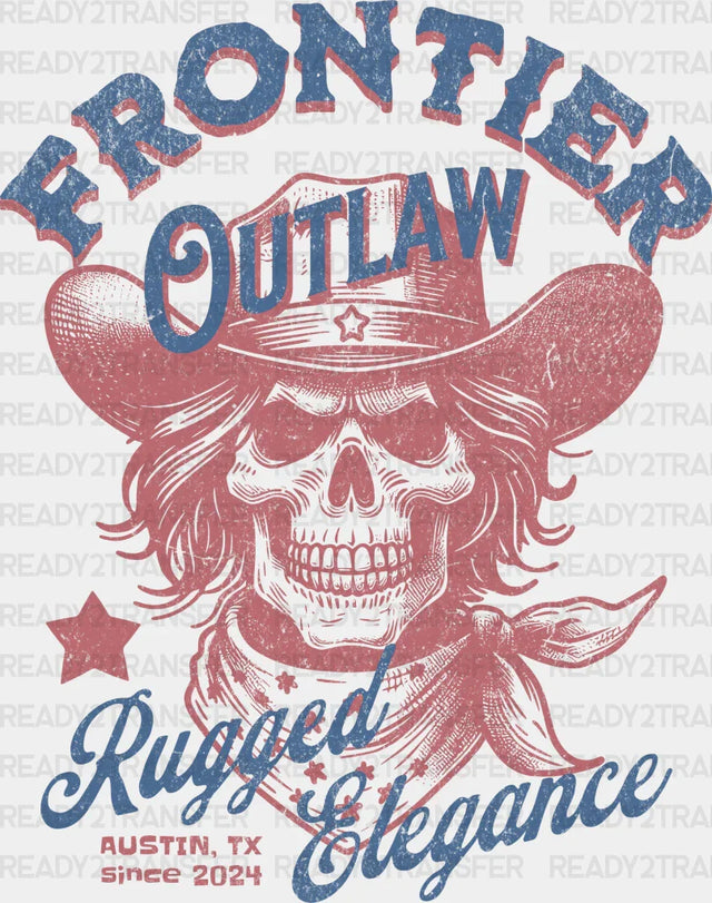 Frontier Outlaw Rugged Elegance Design - Rodeo Dtf Transfers