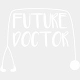 Future Doctor, Stethoscope B&W - Medical School DTF Transfers ready2transfer Light Color Design (See Imaging)