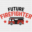 Future Firefighter Fire Truck - Fire Department DTF Transfers ready2transfer Dark Color Design (See Imaging)