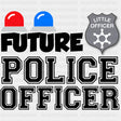 Future Police Officer - Police DTF Transfers ready2transfer Dark Color Design (See Imaging)
