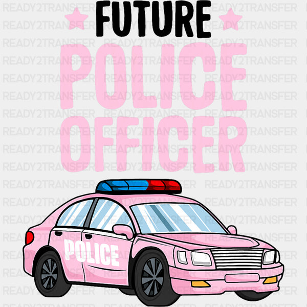 Future Police Officer, Pink Design - Police DTF Transfers