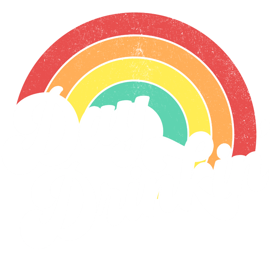 Day Drinkin' Rainbow DTF Heat Transfer, Vacation Design, Vacay Mode DTF