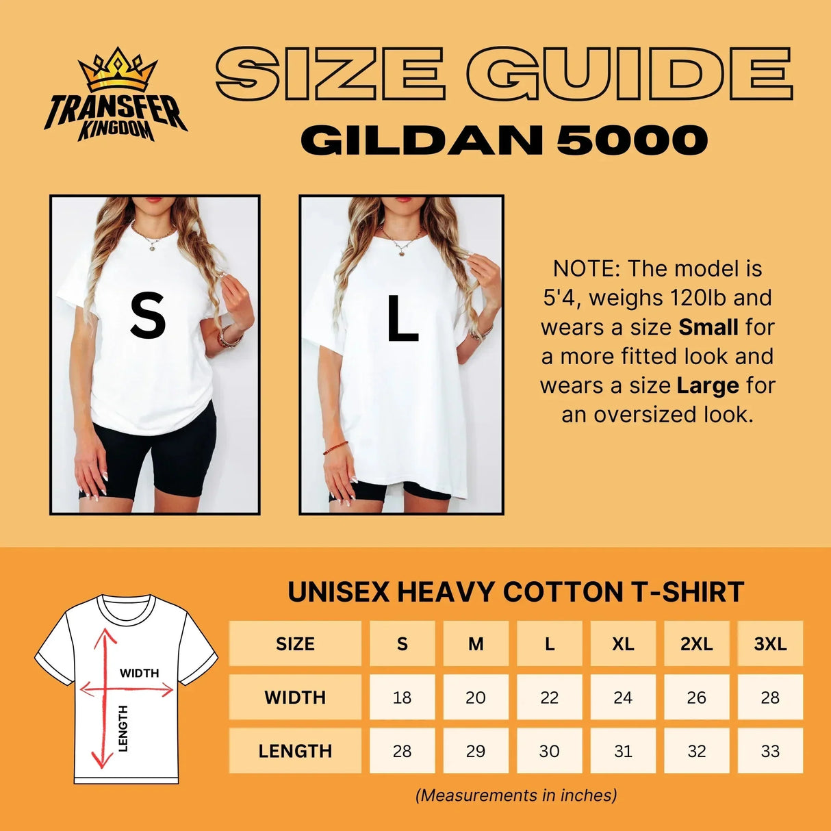 Custom Gildan Heavy Cotton Adult T-Shirt G5000