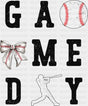 Game Day Ball, Ribbon, Swing - Baseball DTF Transfer ready2transfer Dark Color Design (See Imaging)