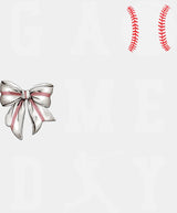 Game Day Ball, Ribbon, Swing - Baseball DTF Transfer ready2transfer Light Color Design (See Imaging)