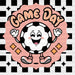 Game Day Smiley Soccer Ball Design - Soccer DTF Heat Transfer ready2transfer Black