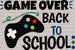 Game Over Back To School DTF Transfer ready2transfer Black
