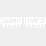 Game Over - Video Game DTF Heat Transfer ready2transfer Light Color Design ( See imaging )