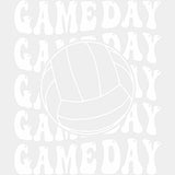 Gameday B&W - Volleyball DTF Transfers ready2transfer Light Color Design (See Imaging)