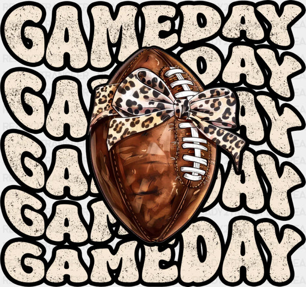 Gameday Football Retro Design - Game Day DTF Transfer