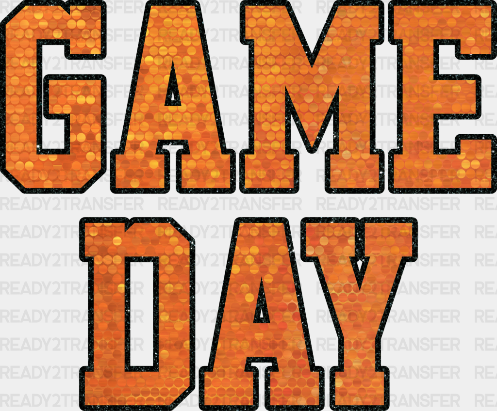 Gameday Orange Design - Gameday Dtf Heat Transfer