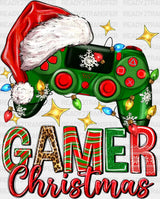 Gamer Christmas Controller Design - Dtf Transfer