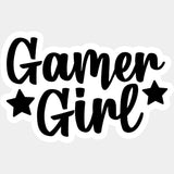 Gamer Girl - Video Game DTF Heat Transfer ready2transfer Light Color Design ( See imaging )