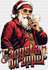 Gangsta Wrapper - Christmas DTF Transfer