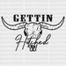 GETTIN Hitched DTF Transfer ready2transfer Black