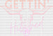 GETTIN Hitched SOLO DTF Transfer ready2transfer Pink