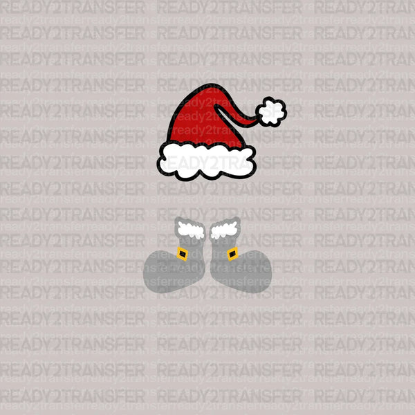 Ghost Christmas Hat DTF Transfer