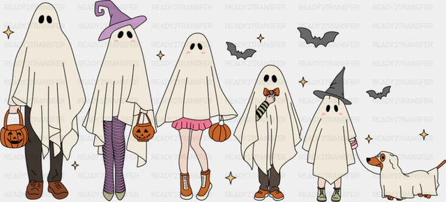 Ghost Costume Family - Halloween DTF Transfer