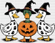 Ghost Ducks - Halloween DTF Transfer ready2transfer