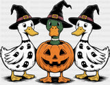 Ghost Ducks - Halloween DTF Transfer ready2transfer