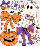 Ghost Nurse Halloween DTF Transfer