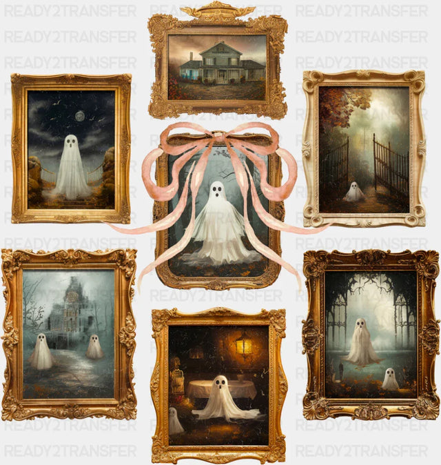 Ghost Photos - Halloween DTF Transfer