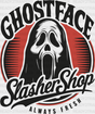 Ghostface Slasher Shop - Halloween Iron On Dtf Transfer Adult Unisex S & M (10’’) / Dark Color