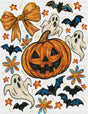 Ghosts Pumpkin Flowers - Halloween DTF Transfer