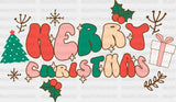 Gift Merry Christmas DTF Transfer ready2transfer