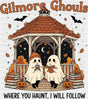 Gilmore Ghouls Halloween DTF Transfer Adult Unisex S & M (10’’) / Dark Color Design (See Imaging)